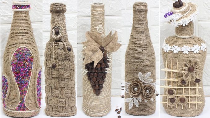 10 jednoduchých nápadů, jak proměnit plastové a skleněné láhve v úžasné dekorace