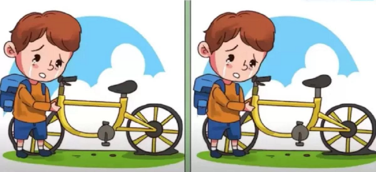 Chlapec a kolo dva obrazky Chlapec a kolo dva obrazky