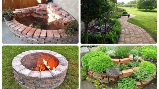 Cihly v zahradě – nápady pro cihlový zahradní design