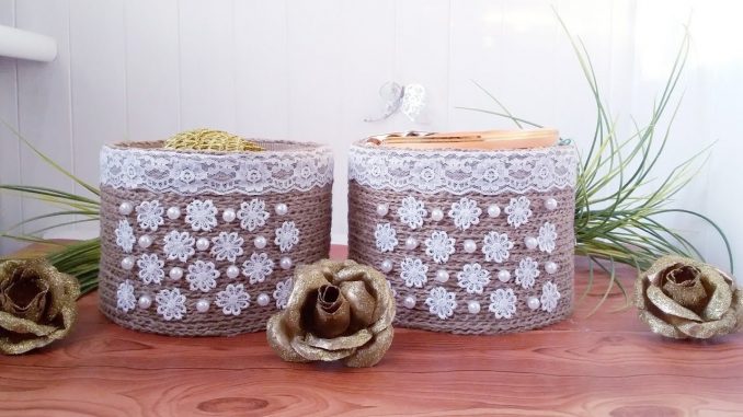 Dekorativní boxy na ukládaní nejrůznějších věcí