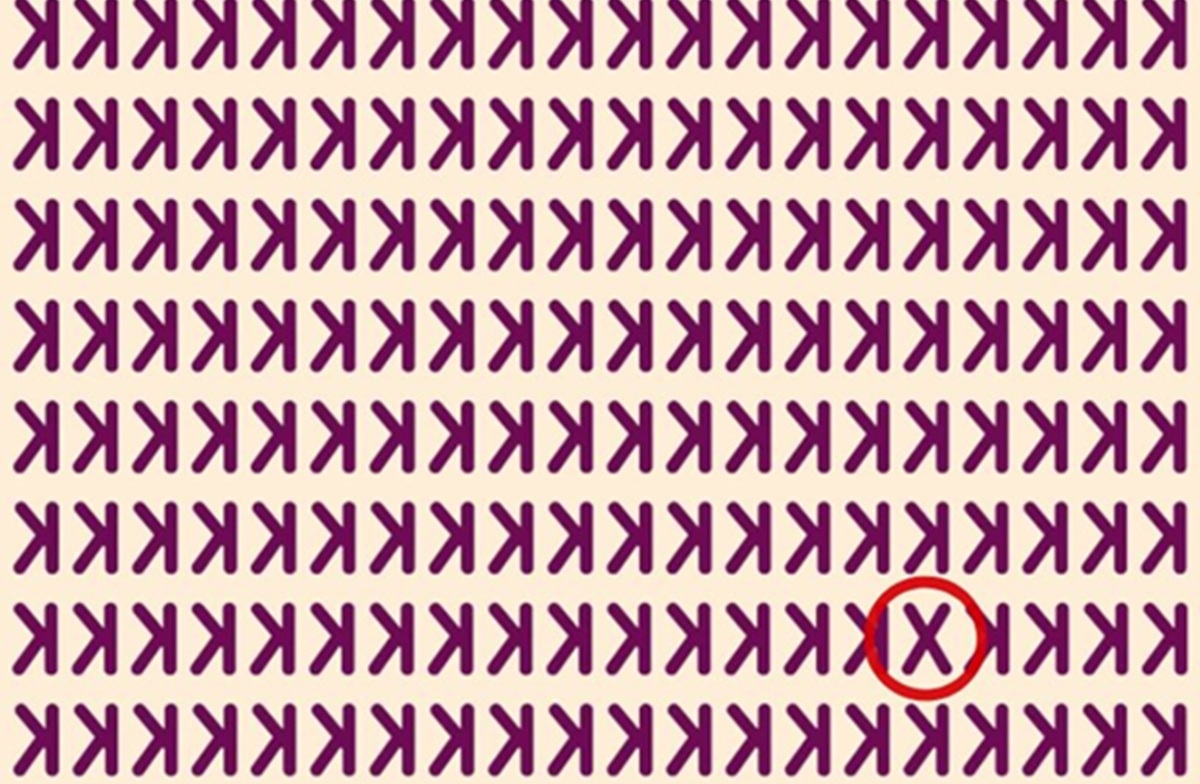 Obrázek ke kvízu: Kvíz: Jen ti nejbystřejší dokážou do 11 vteřin najít ukryté X!