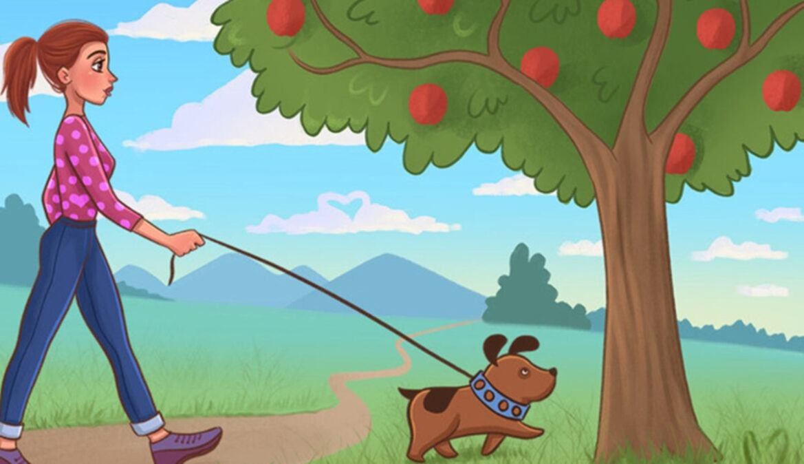 Srdíčkový test dívka se psem