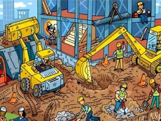 Obrázek k článku: Tento test zvládne jen několik málo lidí: Najdete banán na staveništi do 9 sekund?