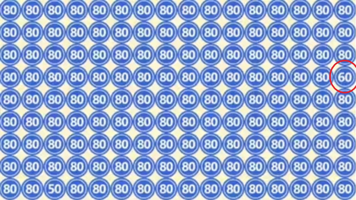 Obrázek k testu: Modrobílý vizuální test: Najdete mezi osmdesátkami něco, co tam nepatří?