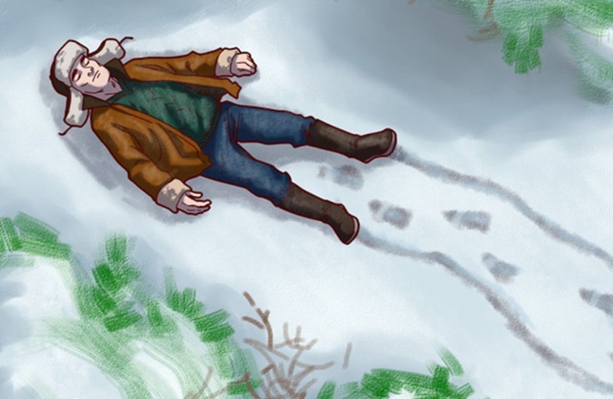 Test s vraždou stopy vedoucí od mrtvoly