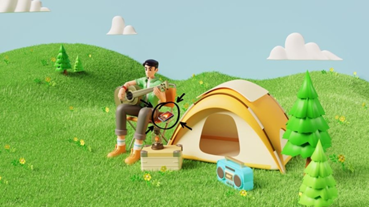 Obrázek k článku: Kempinkový test postřehu: Jen málo lidí najde sirku do 9 sekund!