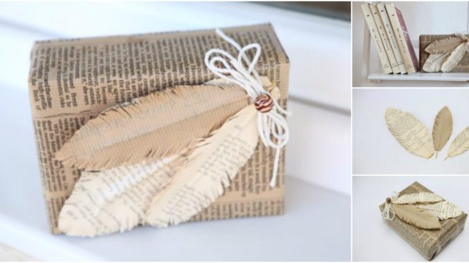 Výroba papírových peříček – originální ozdoba nebo záložka do knihy