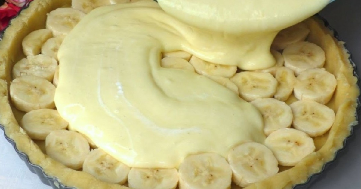 banánový koláč