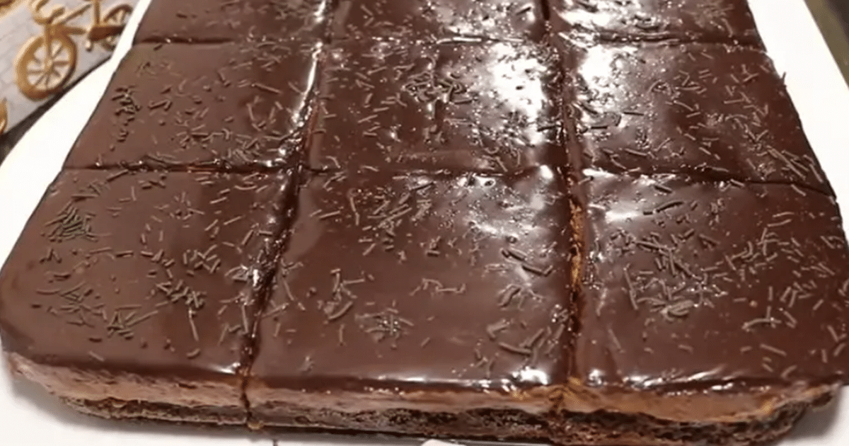 čokoládový dezert