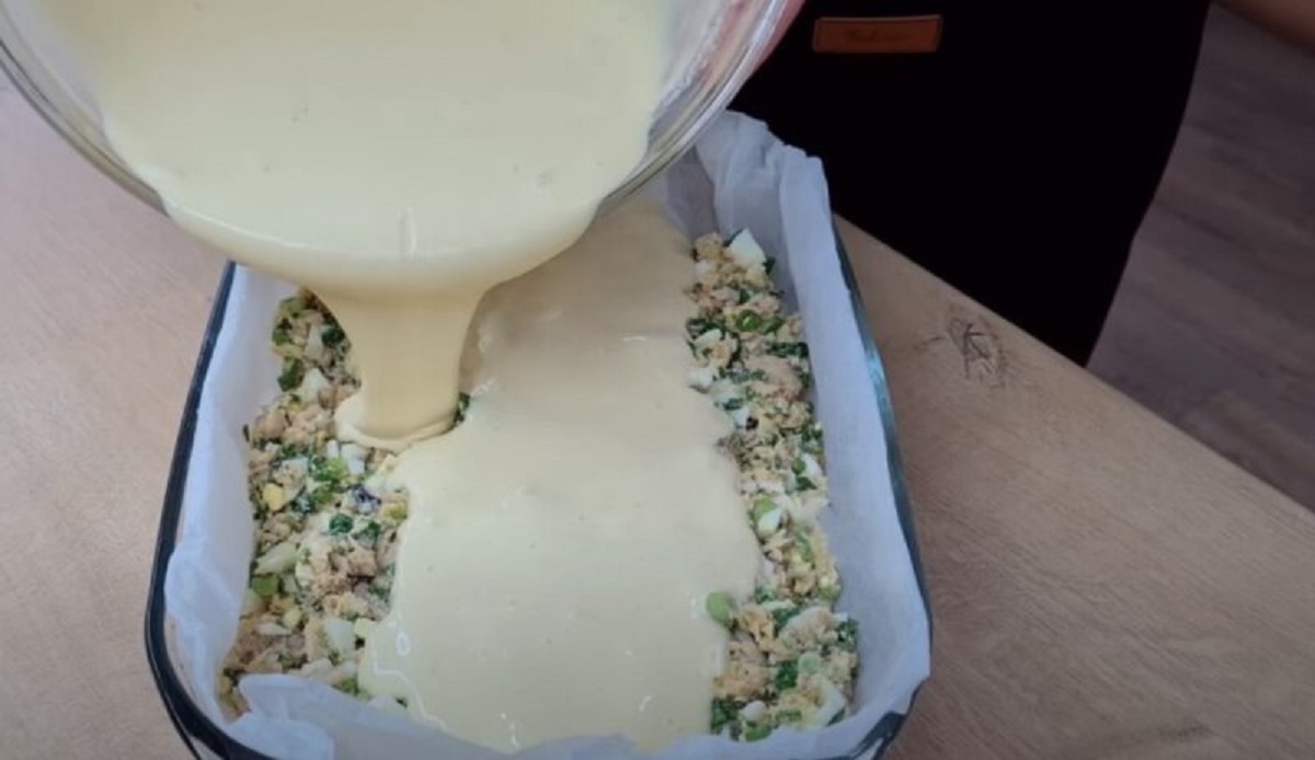 koláč slaný příprava