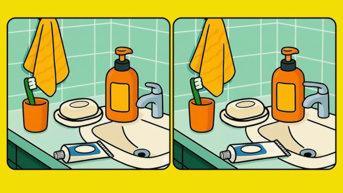 Hádanka: tři rozdíly v koupelně