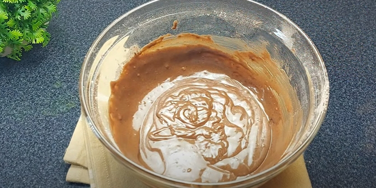 miska tekutá směs kakao