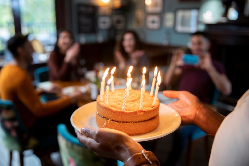 oslava narozenin v restauraci