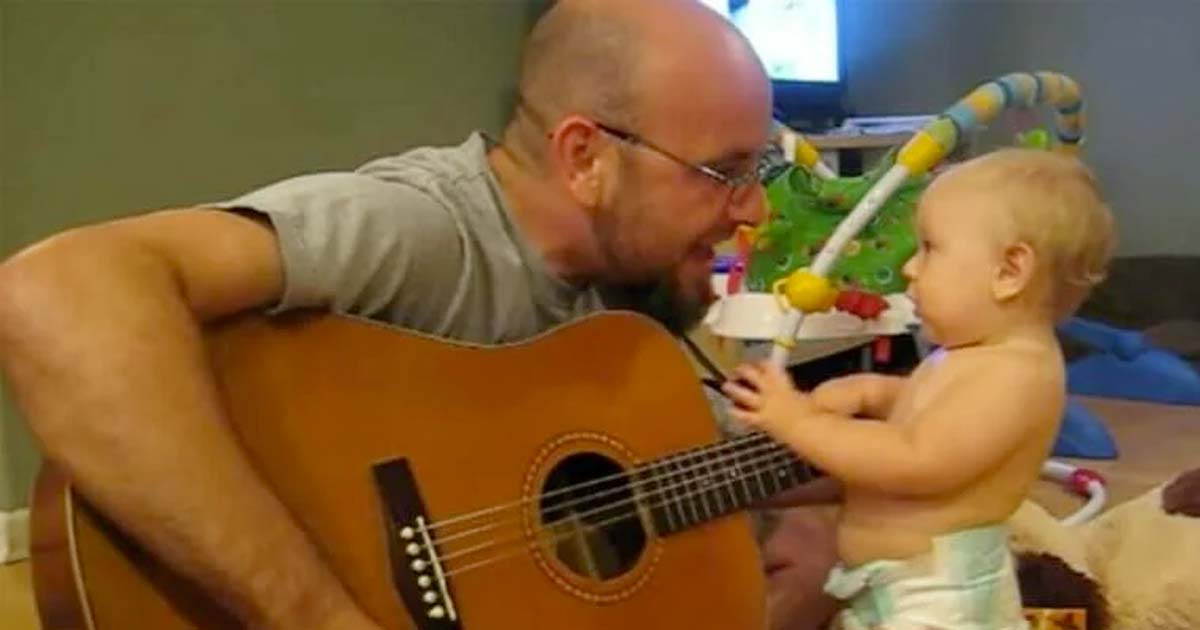 otec-kytara-miminko