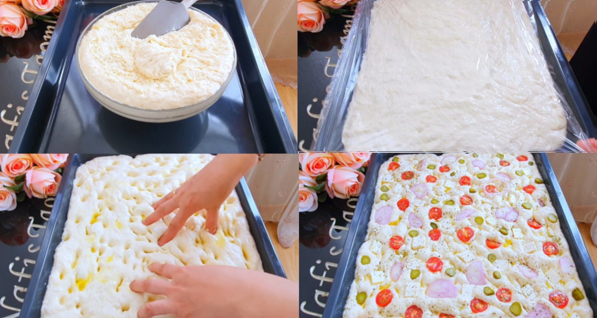 postup přípravy slaného koláče