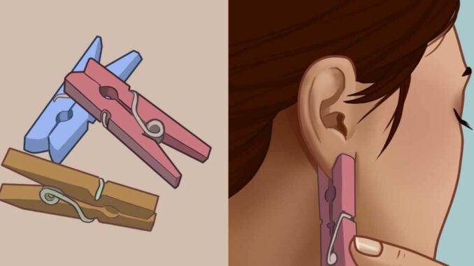 trik s masáží ucha