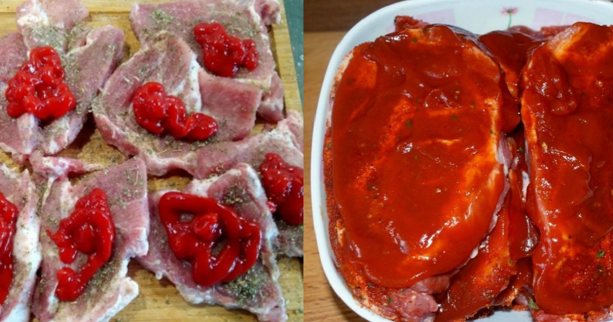 Nakládané vepřové maso s paprikou